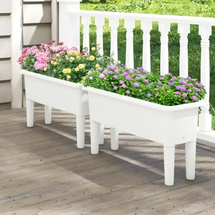 ชุดกระถางปลูกแบบยกสูงสำหรับใช้ - Self-Watering Planter บทวิจารณ์และราคา